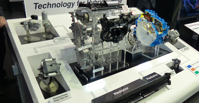 Illustration for article titled Here Are All The Sweet Engineering Cutaways From The Paris Motor Show